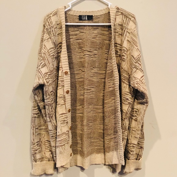 VTG TSR USA Oversized Sweater Cardigan
